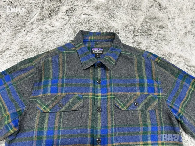 Patagonia Fjort Organic Cotton Flannel Shirt, Размер М, снимка 5 - Ризи - 47486029