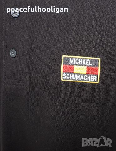 Vintage Michael Schumacher PoloT-Shirt Mens Size XL Formula 1, снимка 4 - Тениски - 45268566