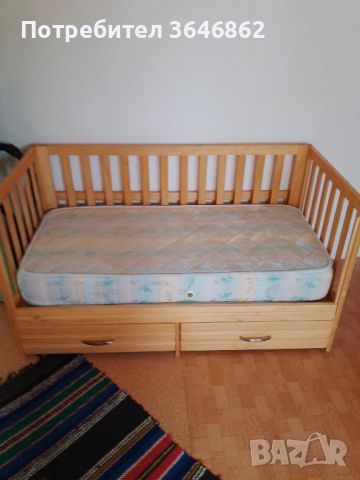 Детско легло-тип кошарка, снимка 1 - Бебешки легла и матраци - 46227624