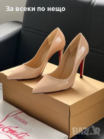 Christian Louboutin Дамски Обувки На Ток - 2 Налични Цвята Код D2214, снимка 3 - Дамски обувки на ток - 49435672