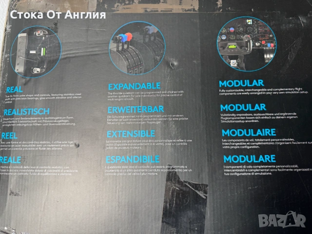 Симулатор за полети Logitech - G Flight Yoke System, снимка 11 - Други игри и конзоли - 53809303