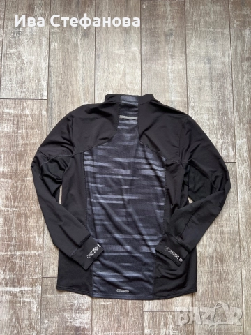 Уникална еластична  нова оригинална черна спортна блуза дишаща материя Пума Puma , снимка 3 - Спортни дрехи, екипи - 51700336