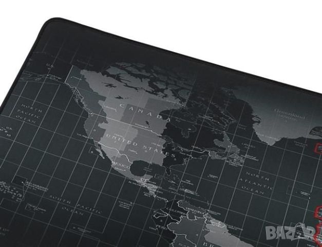 Подложка за клавиатура и клавиатура карта на света 88х30см, снимка 3 - Органайзери за бюро - 39854029