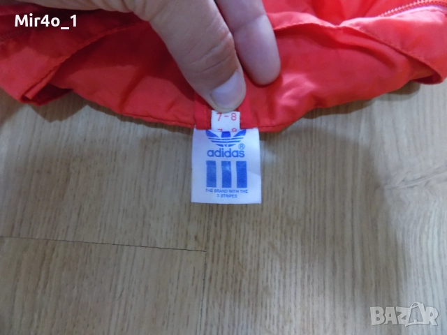 горнище adidas vintage retro адидас ветровка суитчър худи блуза фанела яке мъжко спорт оригинал XXL, снимка 3 - Спортни дрехи, екипи - 51746207