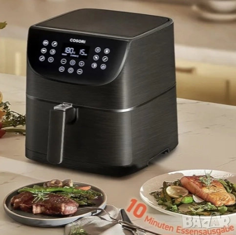 Фритюрник с горещ въздух Cosori Premium Air Fryer 5.5L (CP158-AF) XXL