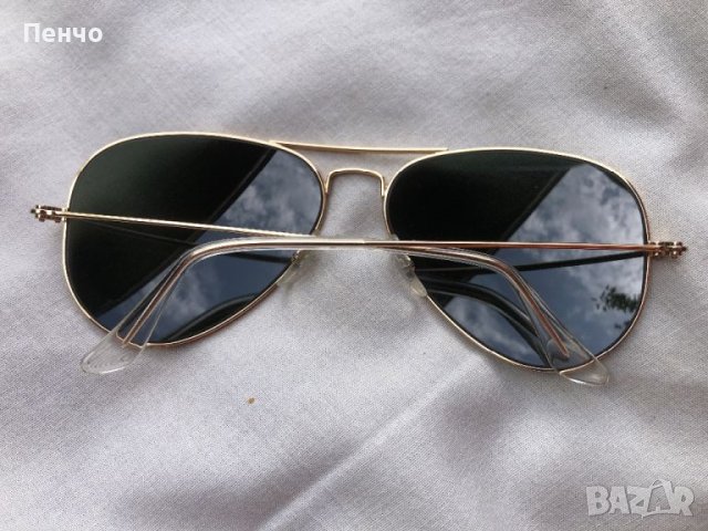 сл. очила "Ray-Ban" AVIATOR - MADE IN ITALY - ОРИГИНАЛ, снимка 9 - Слънчеви и диоптрични очила - 45776630