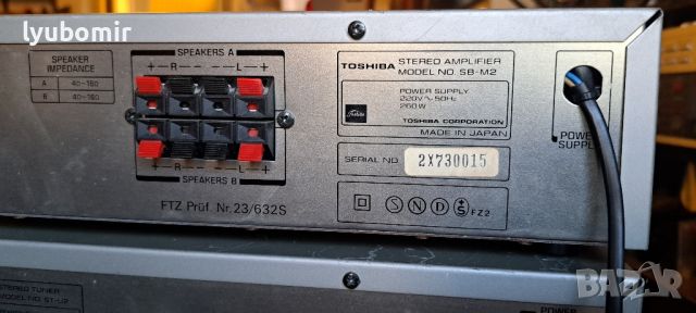 Toshiba сет, снимка 18 - Ресийвъри, усилватели, смесителни пултове - 46670235