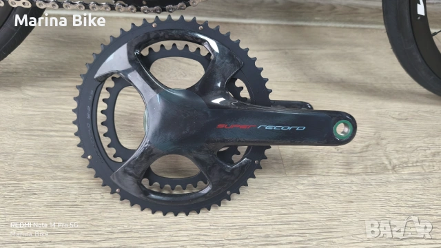 Карбонов аеро шосеен велосипед Somec Diablo X Disc Campagnolo Super Record EPS 2x12 Fulcrum | S, снимка 18 - Велосипеди - 54066238