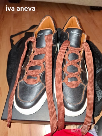 Луксозни мъжки сникърси Ermenegildo Zegna Couture Tiziano