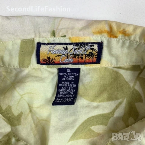 Havana Jacks Cafe дамска хавайска риза размер М, снимка 2 - Ризи - 54173631