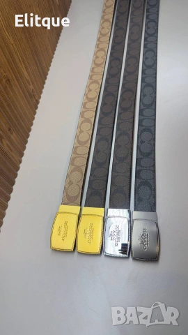 колани от естествена кожа в кутия coach 