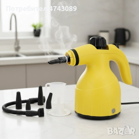 Мултифункционална ръчна парочистачка – 1000W пара за дълбоко почистване  Ръчната парочистачка DF-A00, снимка 9 - Парочистачки и Водоструйки - 53541693