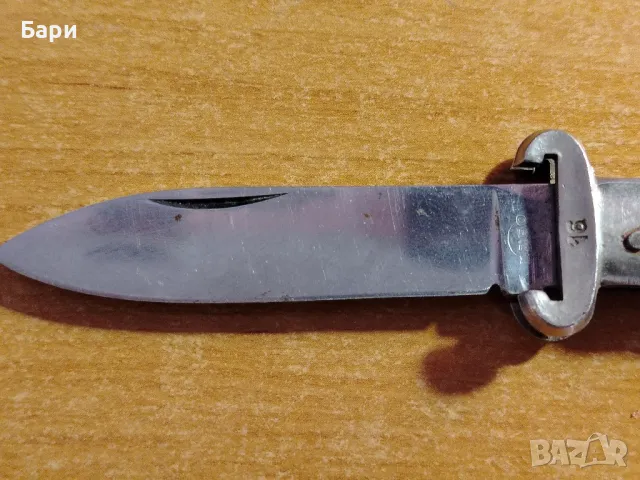 Стар ловен сгъваем нож,ножка DABO/INOX, снимка 12 - Колекции - 50180884