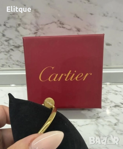 гривна от висококачествена стомана cartier, снимка 6 - Гривни - 52820124
