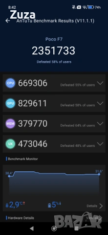 Продавам нов телефон - Xiaomi Poco F7 5G., снимка 11 - Други - 53868854