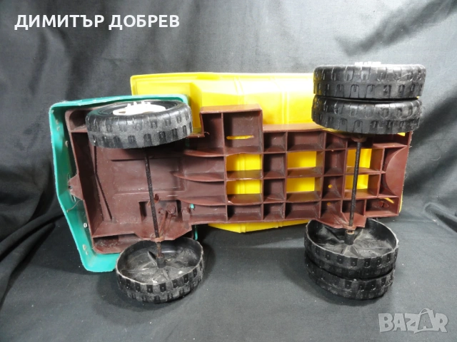 СТАРА РЕТРО СОЦ НРБ ПЛАСТМАСОВА ИГРАЧКА КАМИОН САМОСВАЛ КДН ЛЮЛИН, снимка 9 - Колекции - 53291660