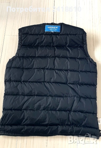 Adidas Originals Motorcycle Vest Mens Size XL / 2XL ОРИГИНАЛ Мъжки Пухен Елек!, снимка 2 - Якета - 53444319