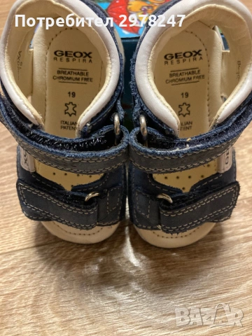 Бебешки сандали Geox 19 номер, снимка 3 - Детски сандали и чехли - 53906381