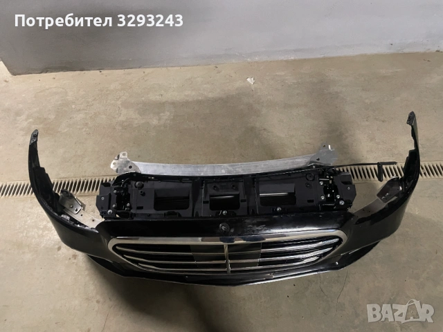 Напълно окомплектована предна броня и преден панел за MERCEDES S580 W223 AMG, снимка 5 - Части - 53802165