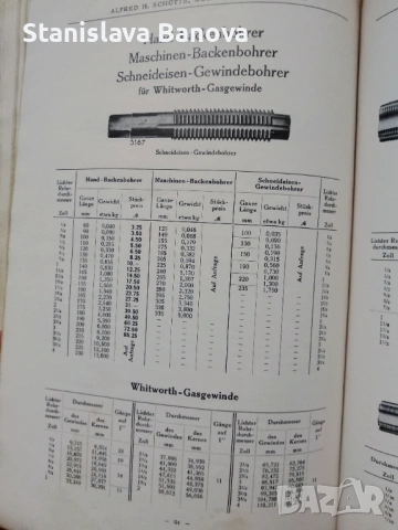 Немска книга за инструменти и производство на машини от 1921 г., снимка 9 - Специализирана литература - 53187457