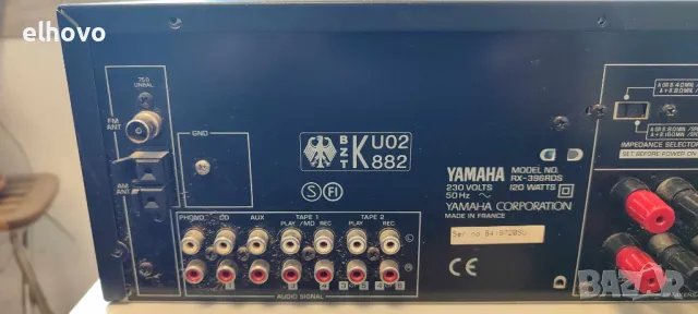 Ресивър Yamaha RX-396RDS#3, снимка 7 - Ресийвъри, усилватели, смесителни пултове - 47257247