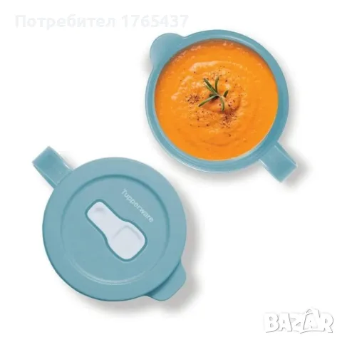 Tupperware Чаша за супа Кристалуейв , снимка 2 - Други - 48484992