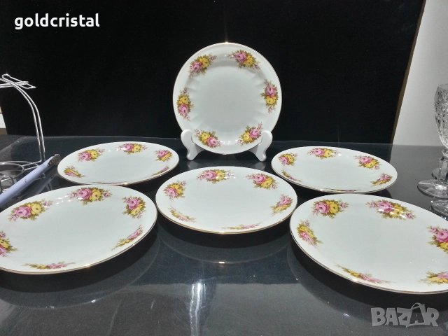 Стар немски порцелан чинии , снимка 2 - Антикварни и старинни предмети - 52842826