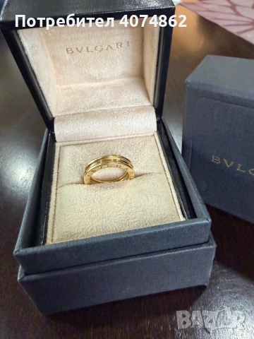 Пръстен Bvlgari B.Zero1, снимка 3 - Пръстени - 54090373