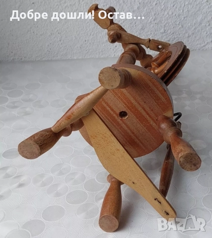 Стари чекръци, Дървен чекрък, дървен инструмент, висящ свещник, огледало, снимка 4 - Други ценни предмети - 29443612