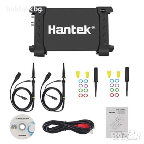 USB осцилоскоп Hantek 6022BE, 2 канала, 20MHz, 48MS/s, снимка 3 - Друга електроника - 46168832