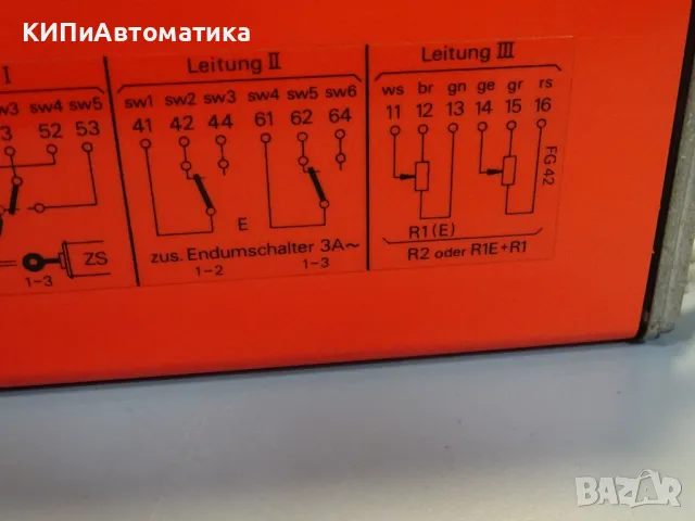 електромеханичен модул Kieback& Peter typ ZS1506/SO drive control modul box, снимка 6 - Резервни части за машини - 47789130