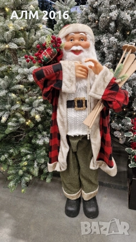 Дядо Коледа-голяма фигура 120 см., снимка 2 - Декорация за дома - 52554740