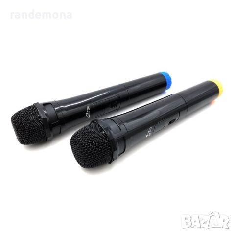 Комплект безжични микрофони за караоке 2 броя, снимка 3 - Микрофони - 46259799