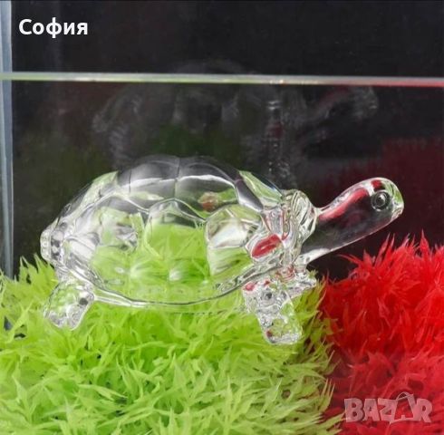 Стъклена фигурка костенурка, снимка 6 - Декорация за дома - 46204737