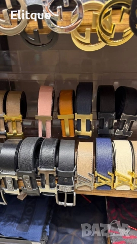 колани от естествена кожа в кутия celine Louis Vuitton Christian Dior Tommy Hilfiger , снимка 7 - Колани - 52907831