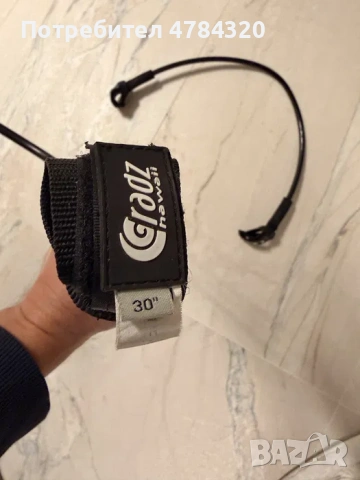 Radz Hawaii 30 – Повод (Leash) за бодиборд / сърф – 2 части с велкро, снимка 2 - Водни спортове - 54057026