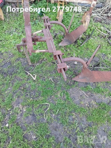 Двуредов браздите за малък трактор