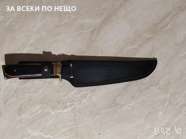 Ловджийски Нож със Калъф, снимка 4 - Ножове - 52562229