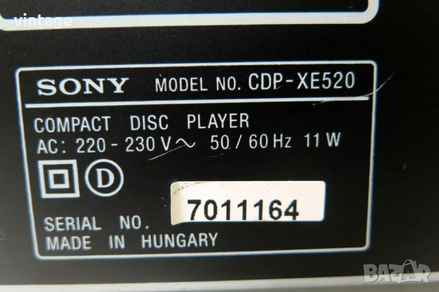 Sony CDP-XE520, снимка 9 - Други - 46642000