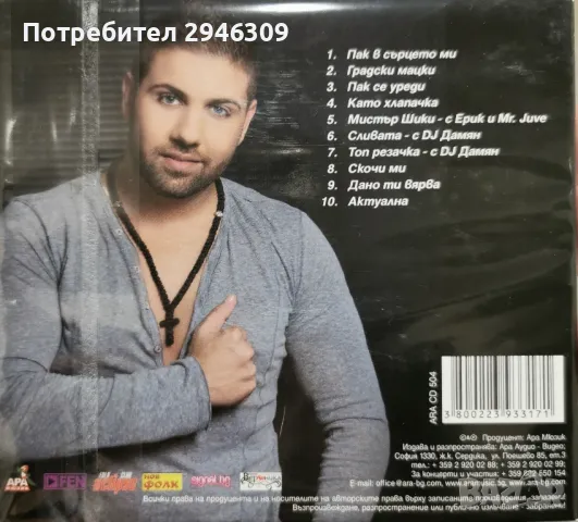 Ангел - Пак в сърцето ми(2012), снимка 2 - CD дискове - 46970468