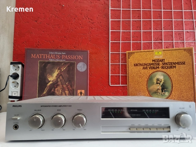 усилвател PHILIPS F 4121, снимка 2 - Ресийвъри, усилватели, смесителни пултове - 53402352