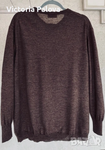 Луксозна мъжка жилетка NUVOLE DI CASHMERE премиум състав, снимка 11 - Блузи - 53345633