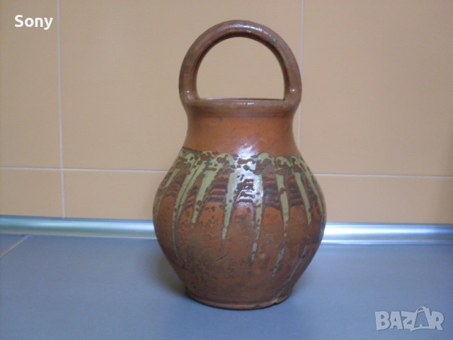 Стар керамичен съд- "Армагъ"., снимка 2 - Антикварни и старинни предмети - 53663439