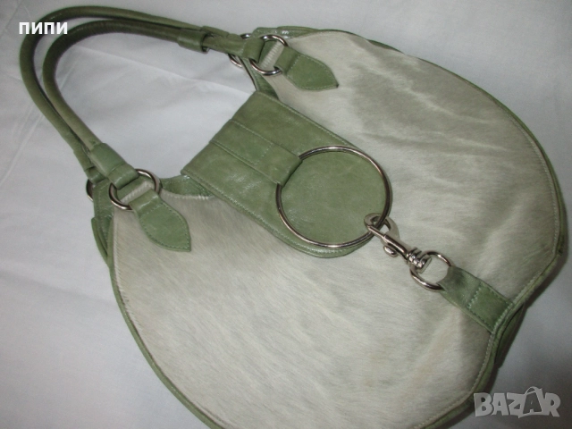 ЕСТЕСТВЕНА КОЖА дамска бутикова чанта, снимка 6 - Чанти - 52244762