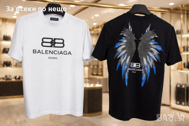 Balenciaga Мъжка Тениска👕Мъжка Блуза С Къс Ръкав - Различни Цветове Код Urban