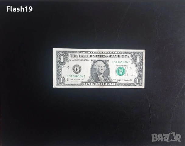 ⭐ САЩ 1 долар 2009 г. F ⭐