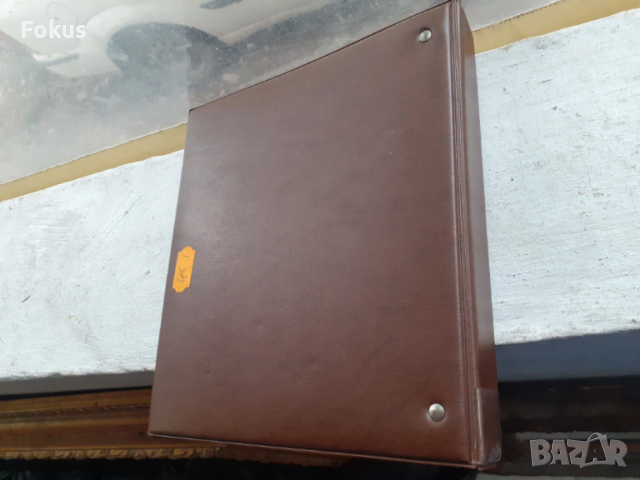 Луксозен кожен немски албум класьор, снимка 4 - Антикварни и старинни предмети - 53370964
