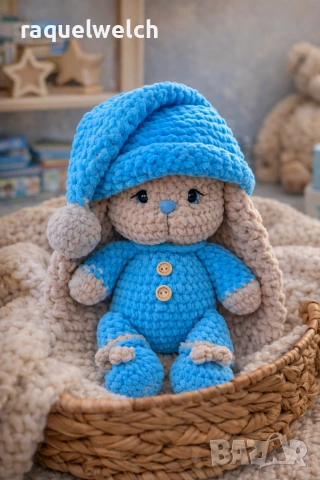 Ръчно Изплетено Зайче "Амигурими"