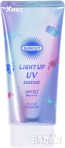 Kose - Suncut Light Up UV Essence SPF50+ PA++++ - слънцезащитен крем, снимка 1 - Козметика за лице - 48552317