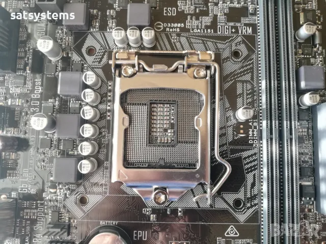 Дънна платка Asus H110M-K Socket LGA1151, снимка 7 - Дънни платки - 47704762